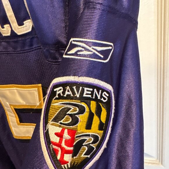 Baltimore Ravens Joe Flacco #5 Authentic NFL Jersey Mens Size 54 Reebok Purple - Picture 6 of 9